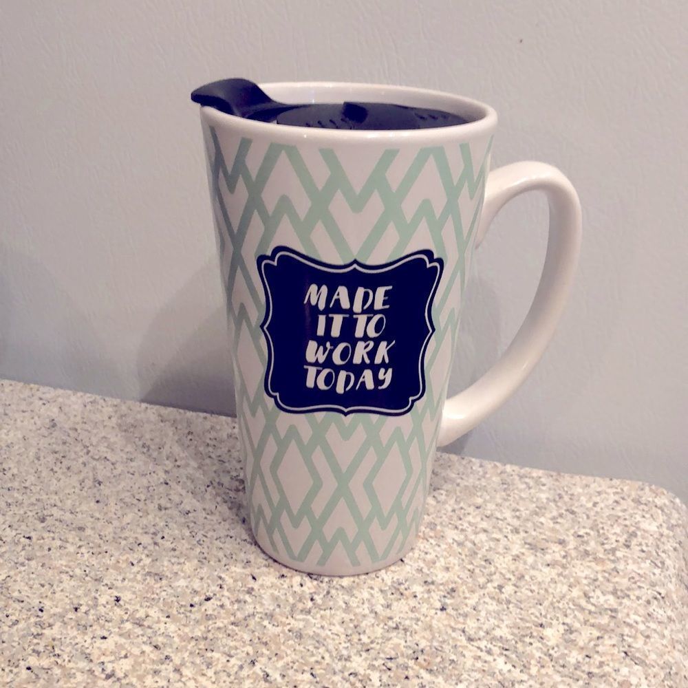 NWOT Ceramic tall mug cup